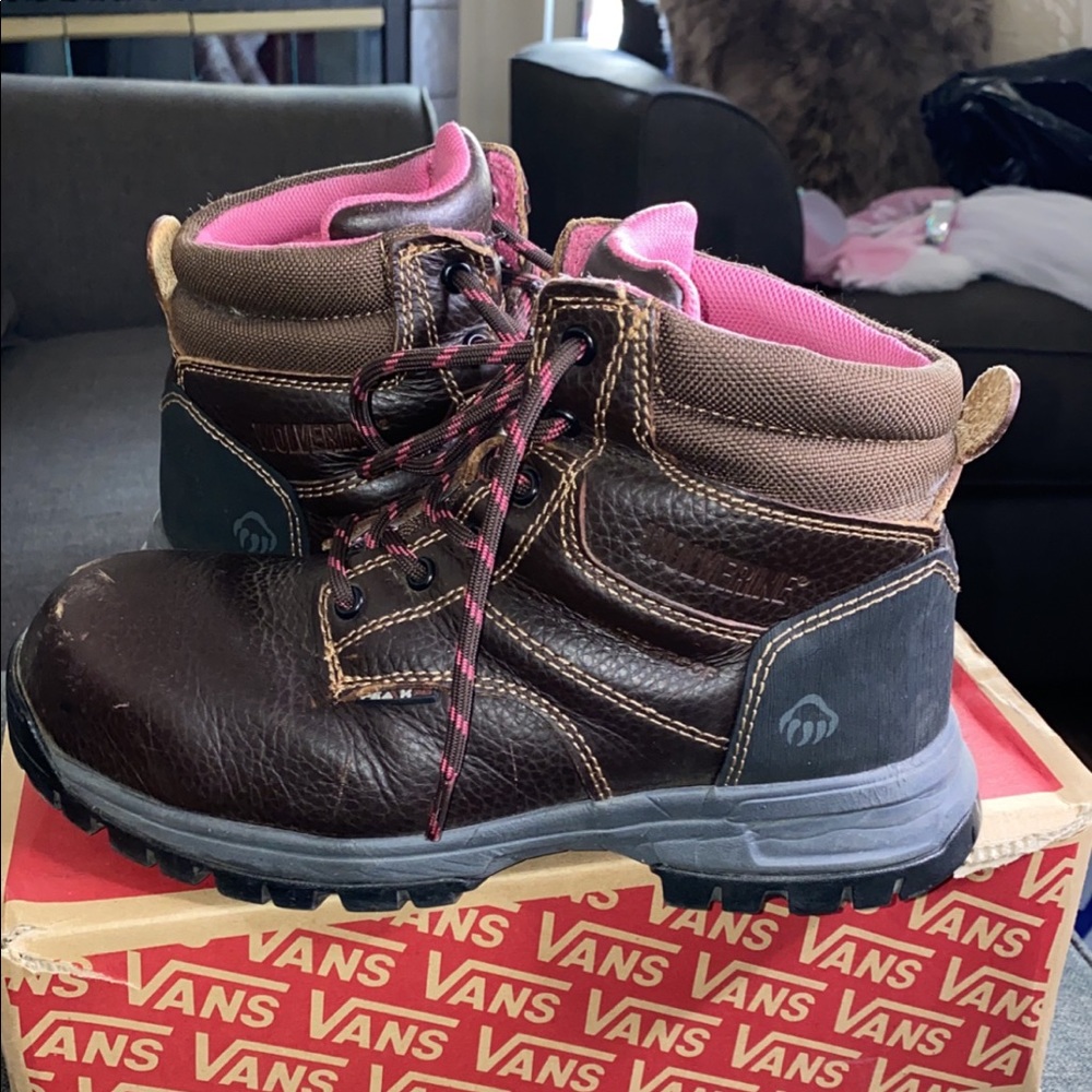 Used WOLVERINE WOMEN'S PIPER WATERPROOF WORK BOOTS